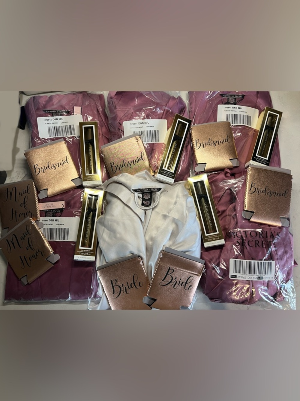 🆕 BUNDLE - Victoria's Secret Bridesmaid Bridal Robes, Heavenly Perfumes, Wedding